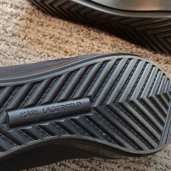 Karl Lagerfeld Platform Slip On Wedge Sandals - Picture 4 of 11